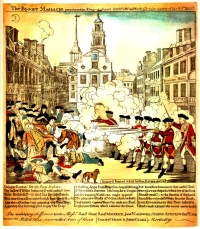 Boston Massacre Engraved by Paul Revere