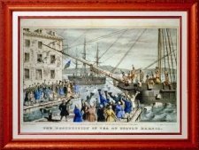 Boston Tea Party Painting